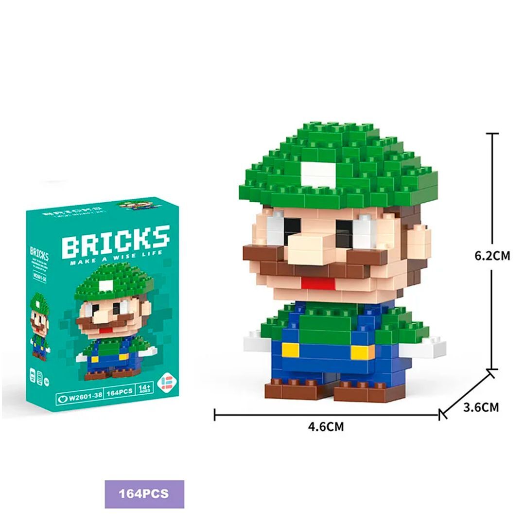 BLOQUES ESTILO LEGO LUIGI