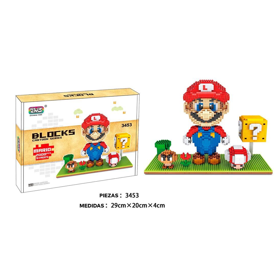 BLOQUES ESTILO LEGO SET MARIO