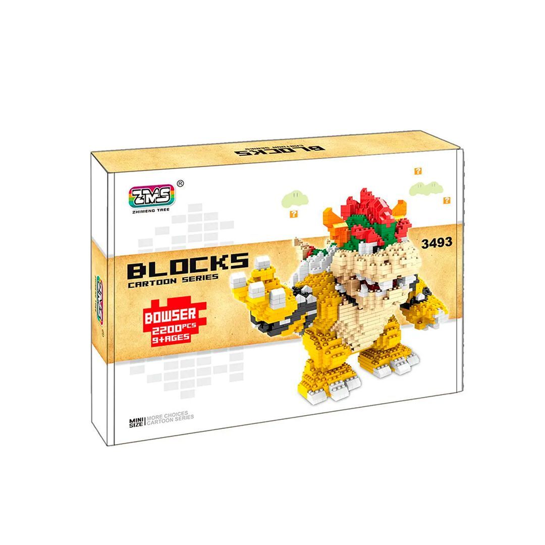 BLOQUES ESTILO LEGO BOWSER