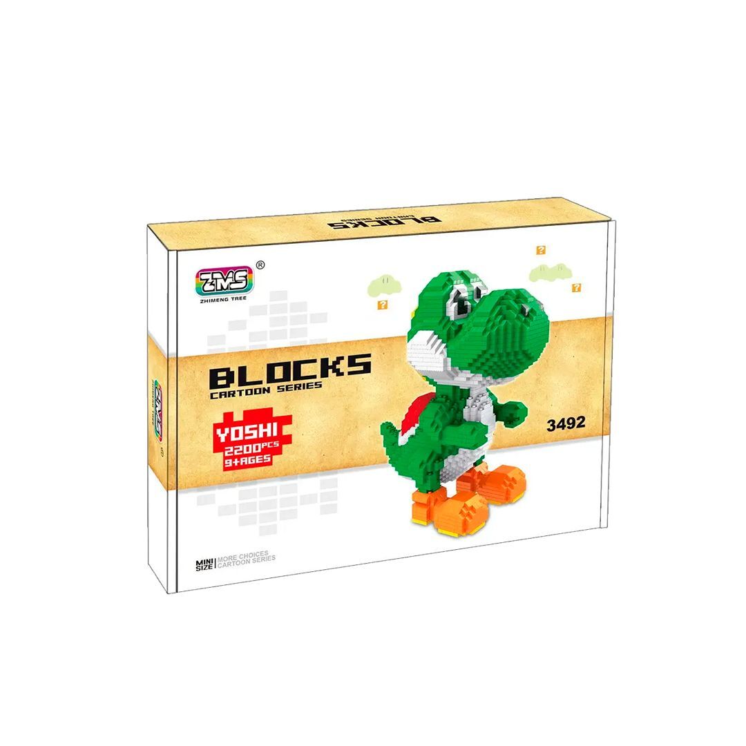 BLOQUES ESTILO LEGO YOSHI