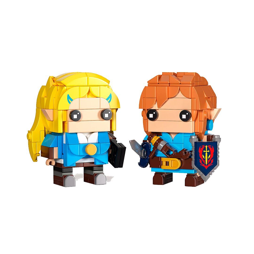 BLOQUES ESTILO LEGO LINK AND ZELDA