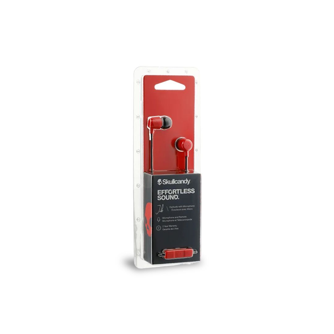 AUDIFONOS SKULLCANDY JIB EARBUDS ROJO