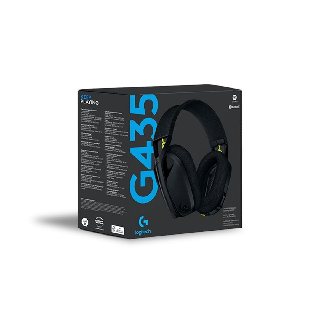 AUDIFONOS LOGITECH G435 NEGROS