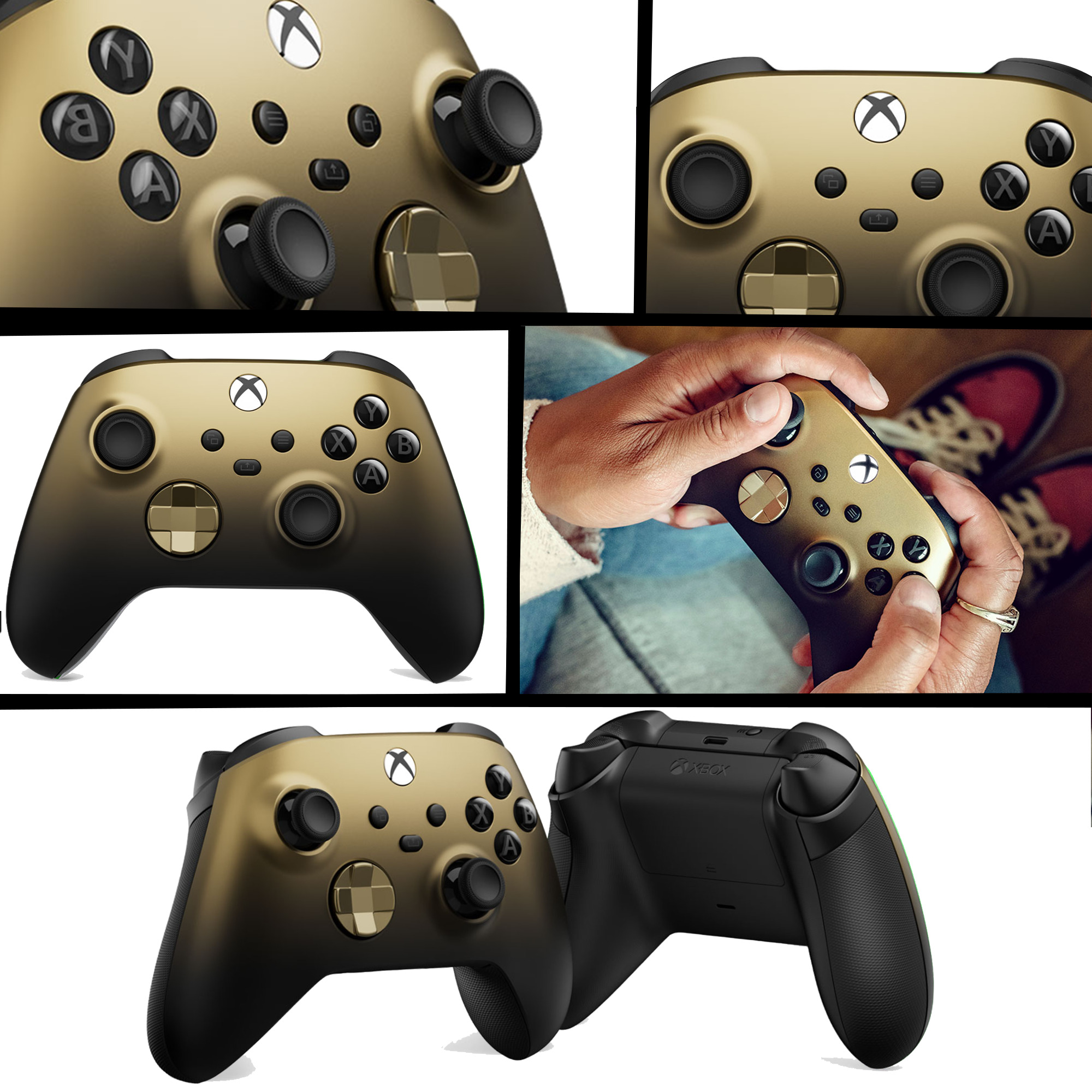 CONTROL XBOX GOLD SHADOW