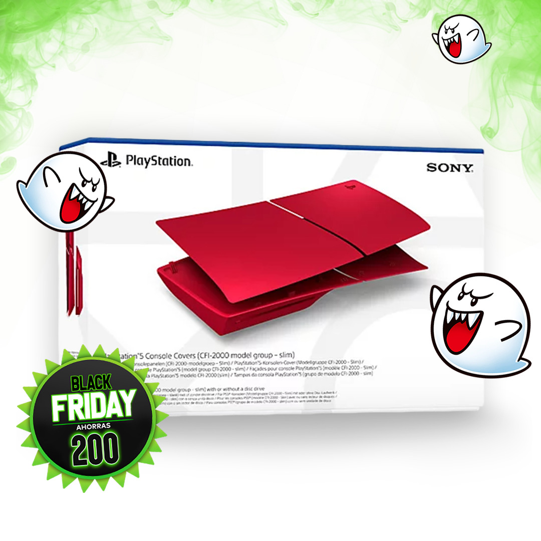 PS5 COVER VOLCANIC RED SLIM DIS / DIG