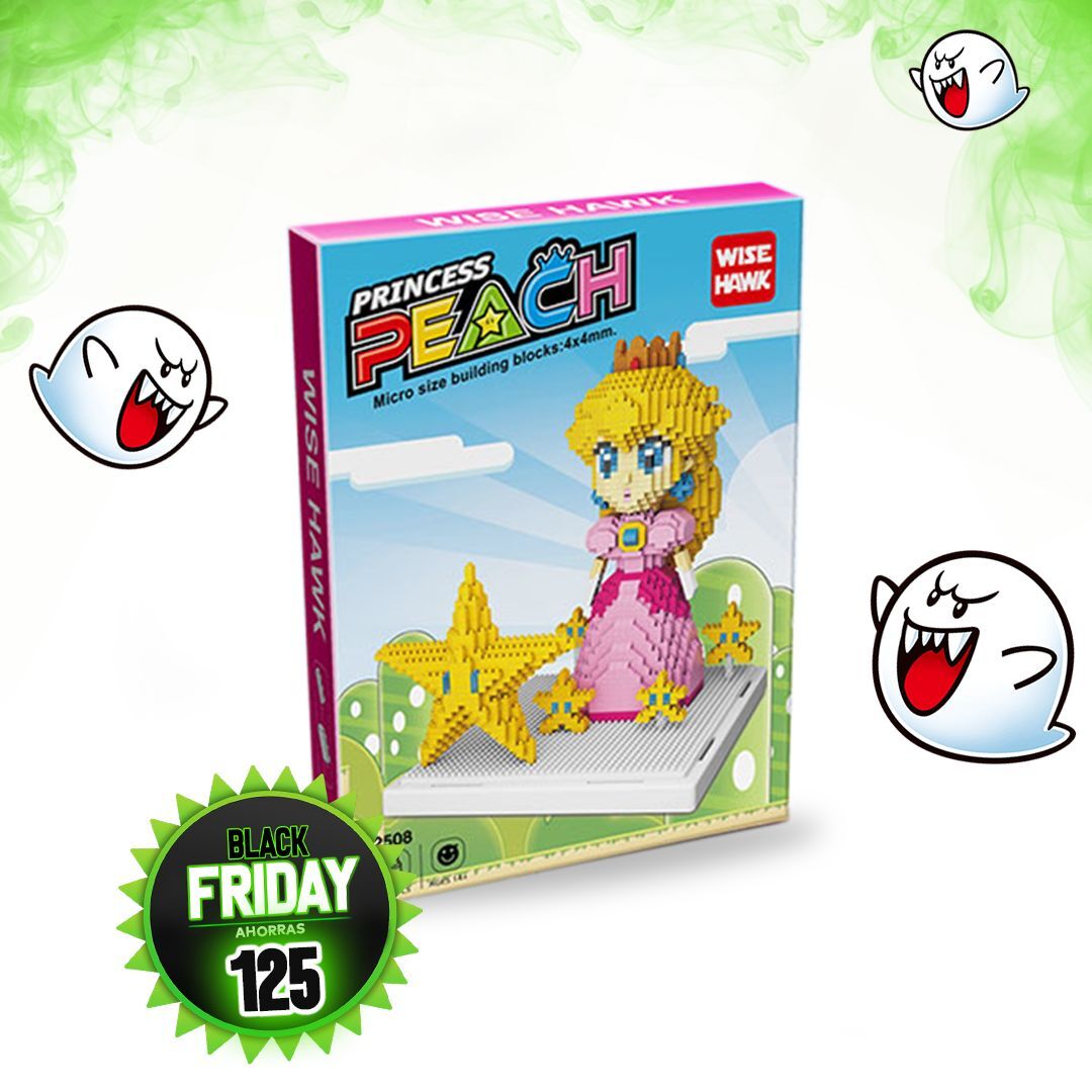 BLOQUES ESTILO LEGO PRINCESA PEACH