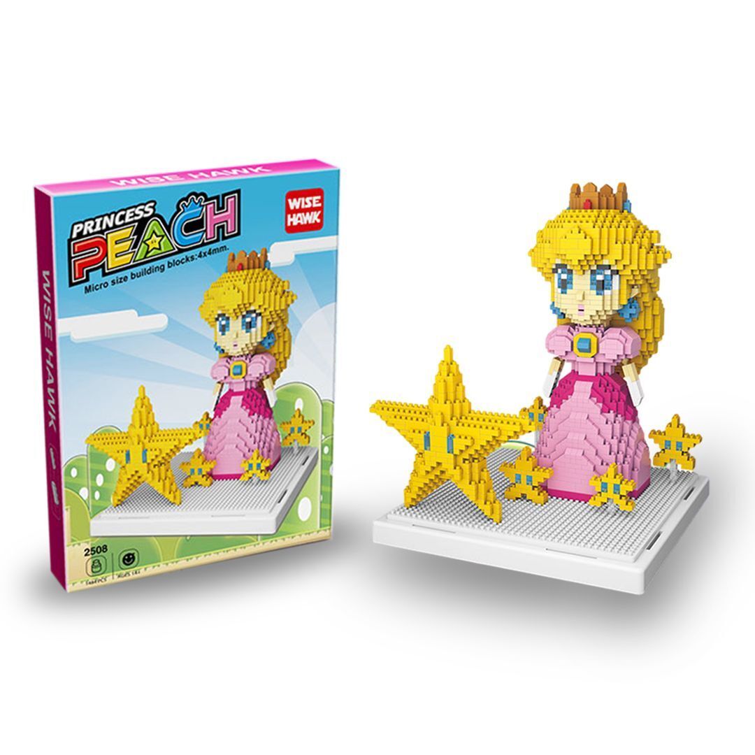 BLOQUES ESTILO LEGO PRINCESA PEACH