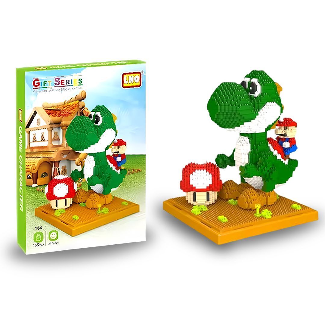 BLOQUES ESTILO LEGO YOSHI Y MARIO