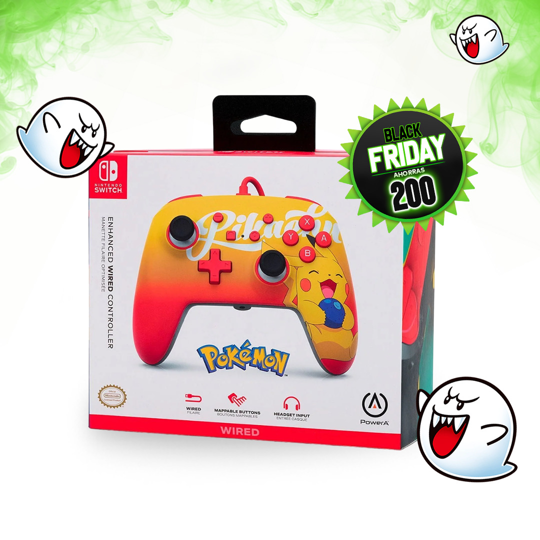 PRO CONTROLLER POWER A POKEMON ORAN BERRY PIKACHU