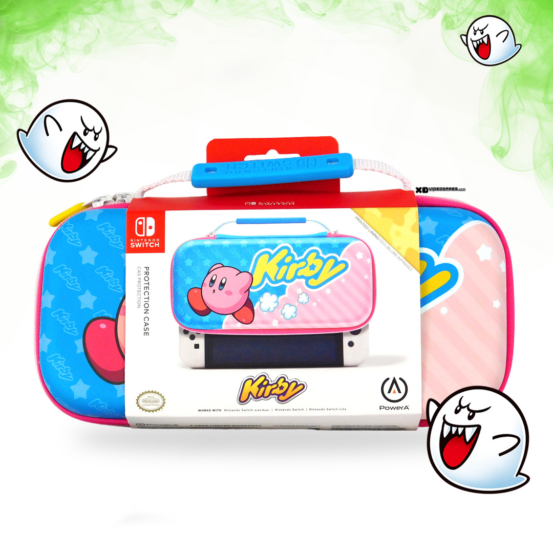 ESTUCHE PARA SWITCH DISEÑO KIRBY POWER A