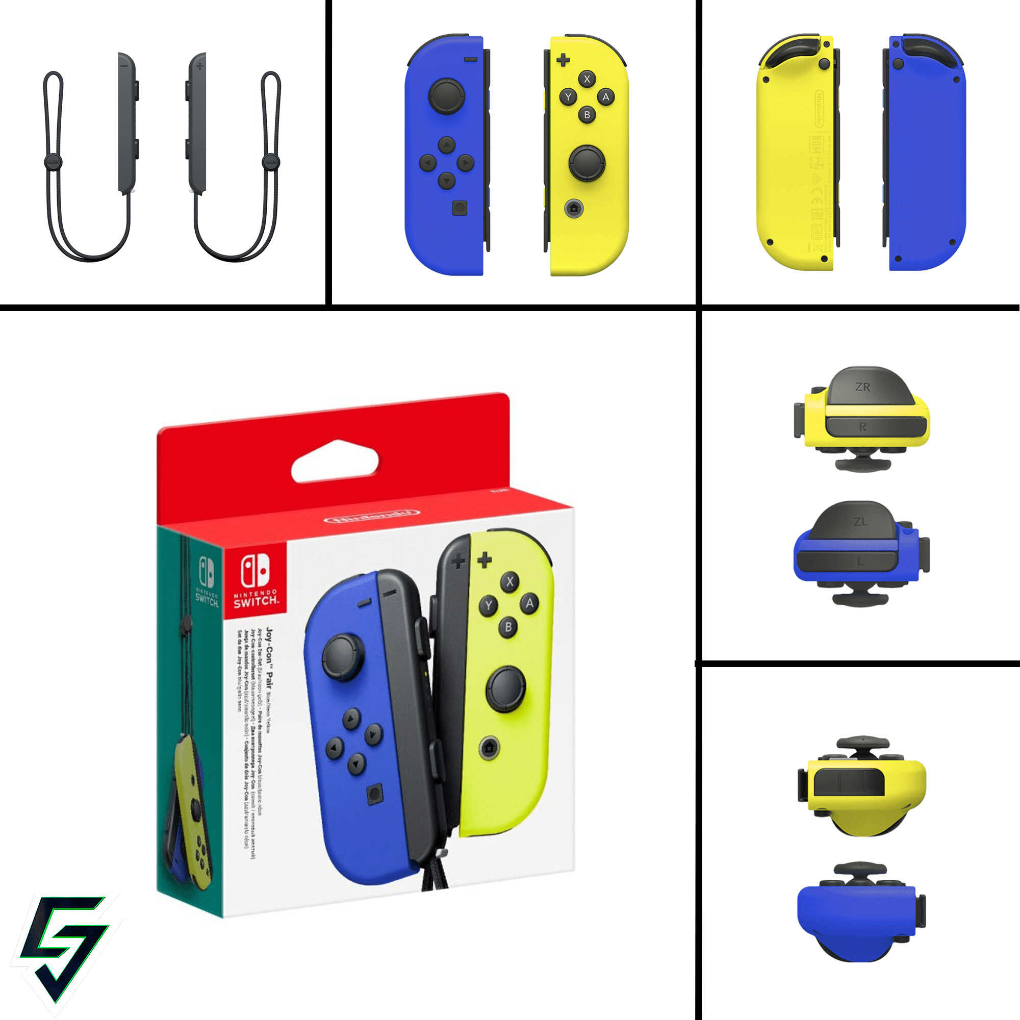 JOY-CON BLUE AND YELLOW